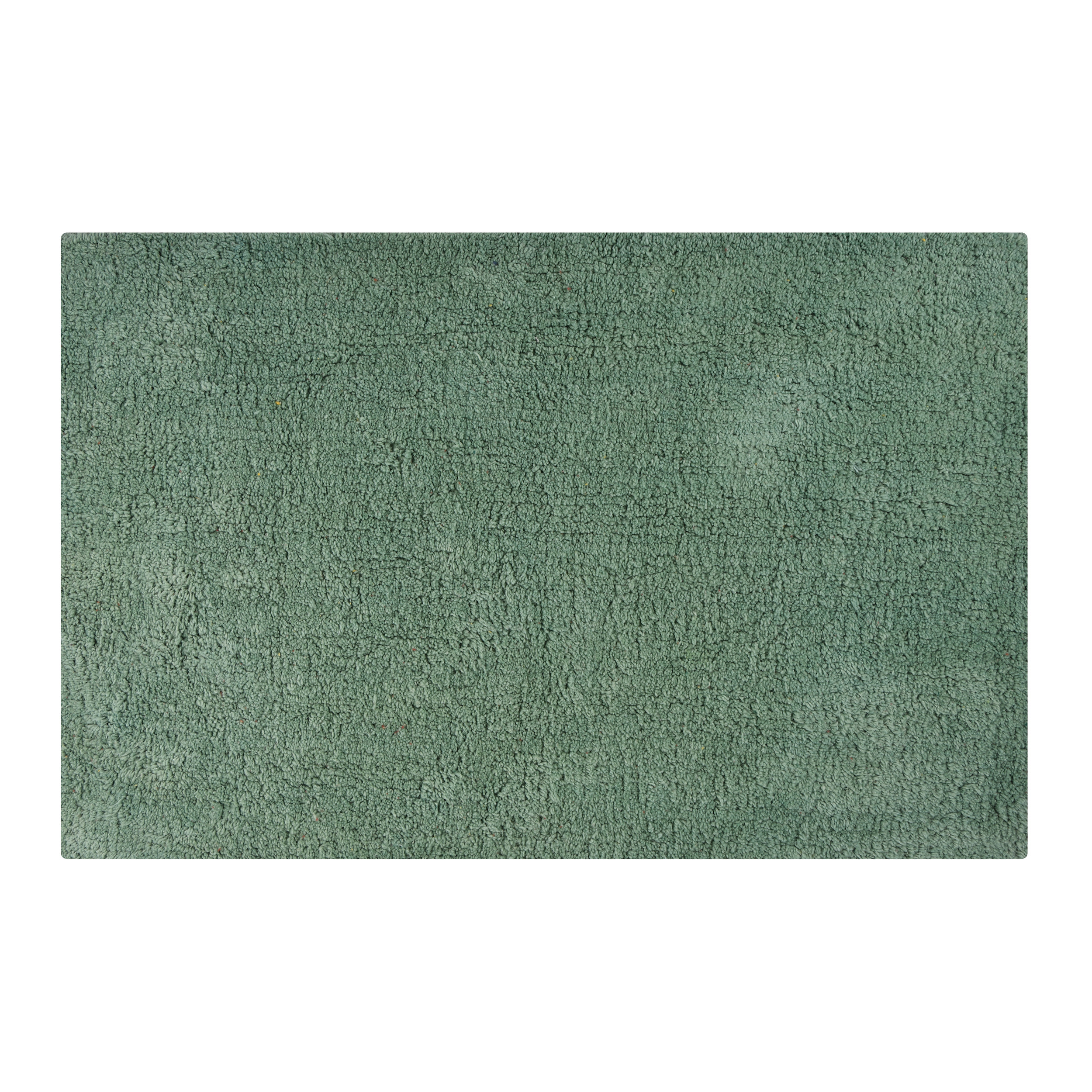 Badkamerkleedje-badmat tapijtje voor op de vloer groen 40 x 60 cm