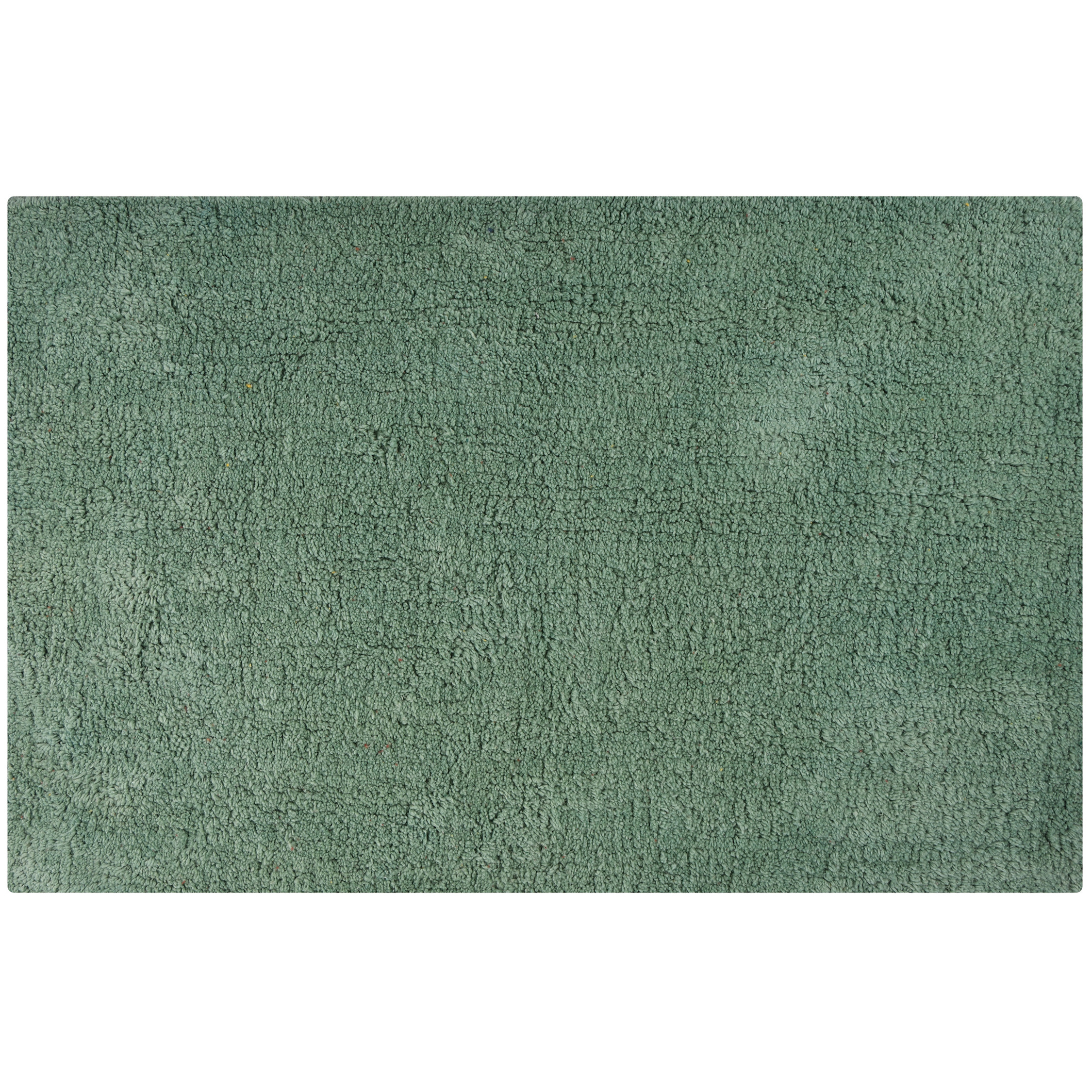 Badkamerkleedje-badmat tapijtje voor op de vloer groen 45 x 70 cm