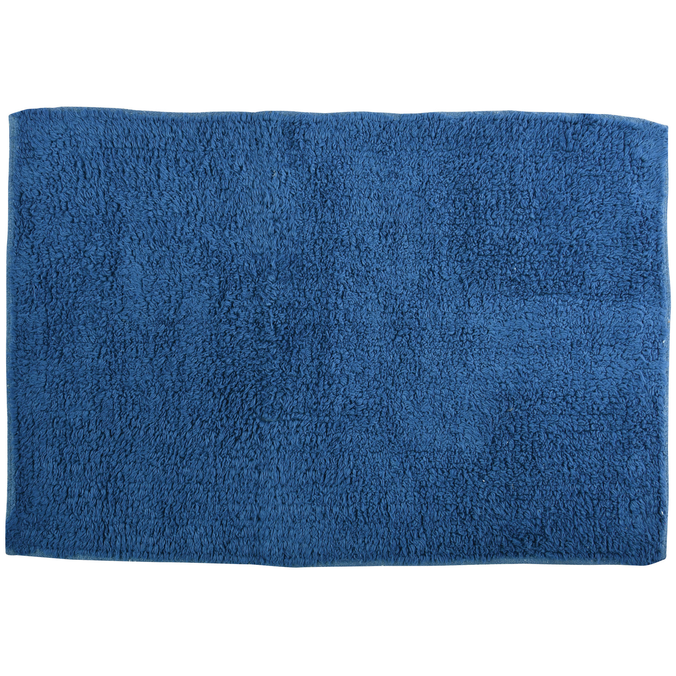 Badkamerkleedje-badmat voor op de vloer blauw 45 x 70 cm