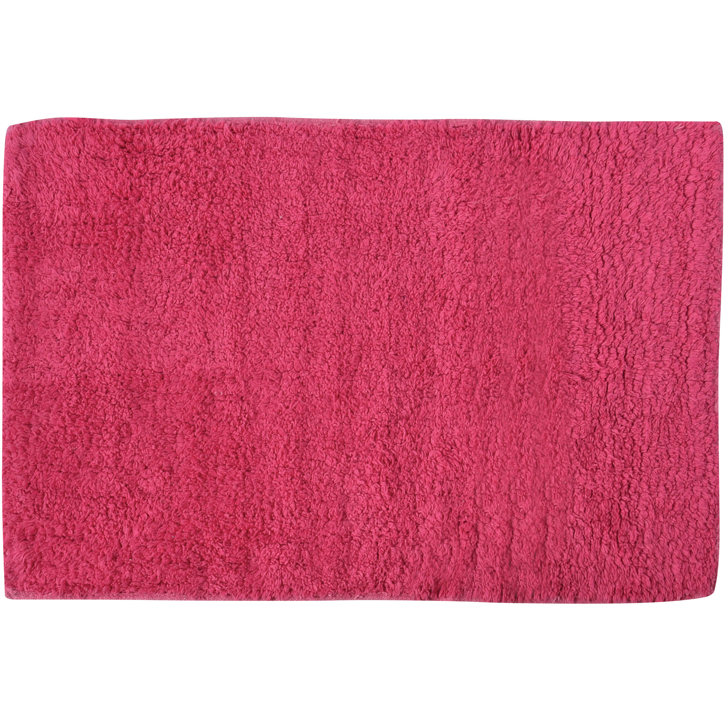 Badkamerkleedje-badmat voor op de vloer fuchsia roze 45 x 70 cm