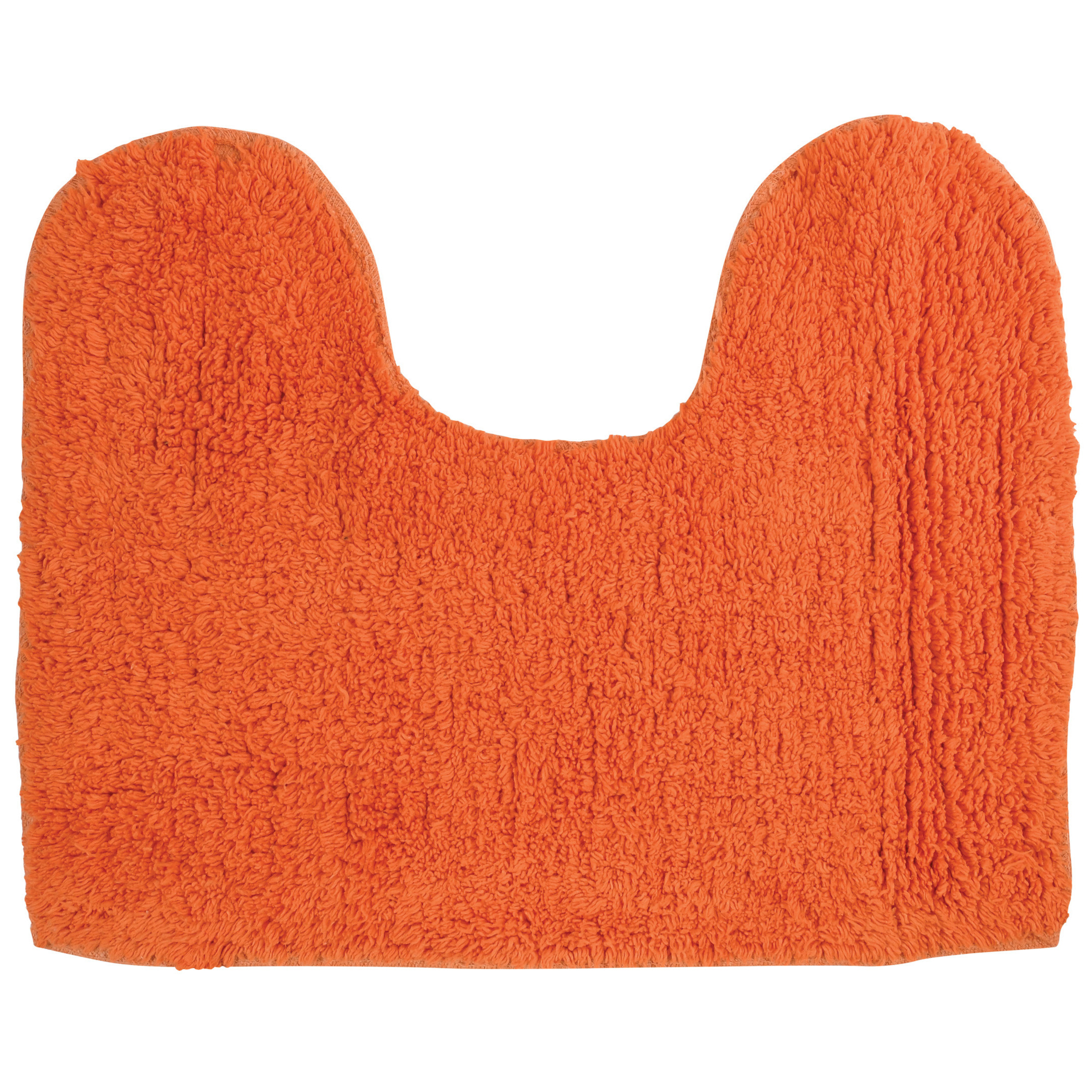 Badkamerkleedje-badmat voor op de vloer oranje 45 x 35 cm
