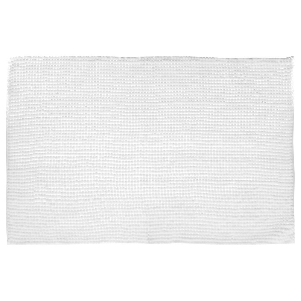 Badkamerkleedje-badmat voor op de vloer wit 50 x 80 cm
