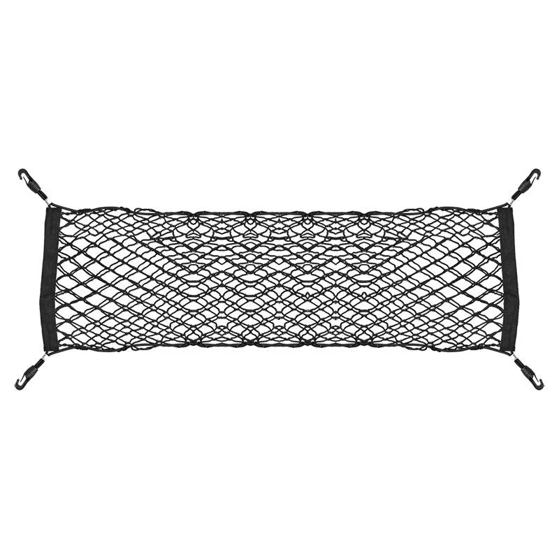 Bagagenet met elastisch koord 65 x 75 cm voor kofferbak incl. 4 haken