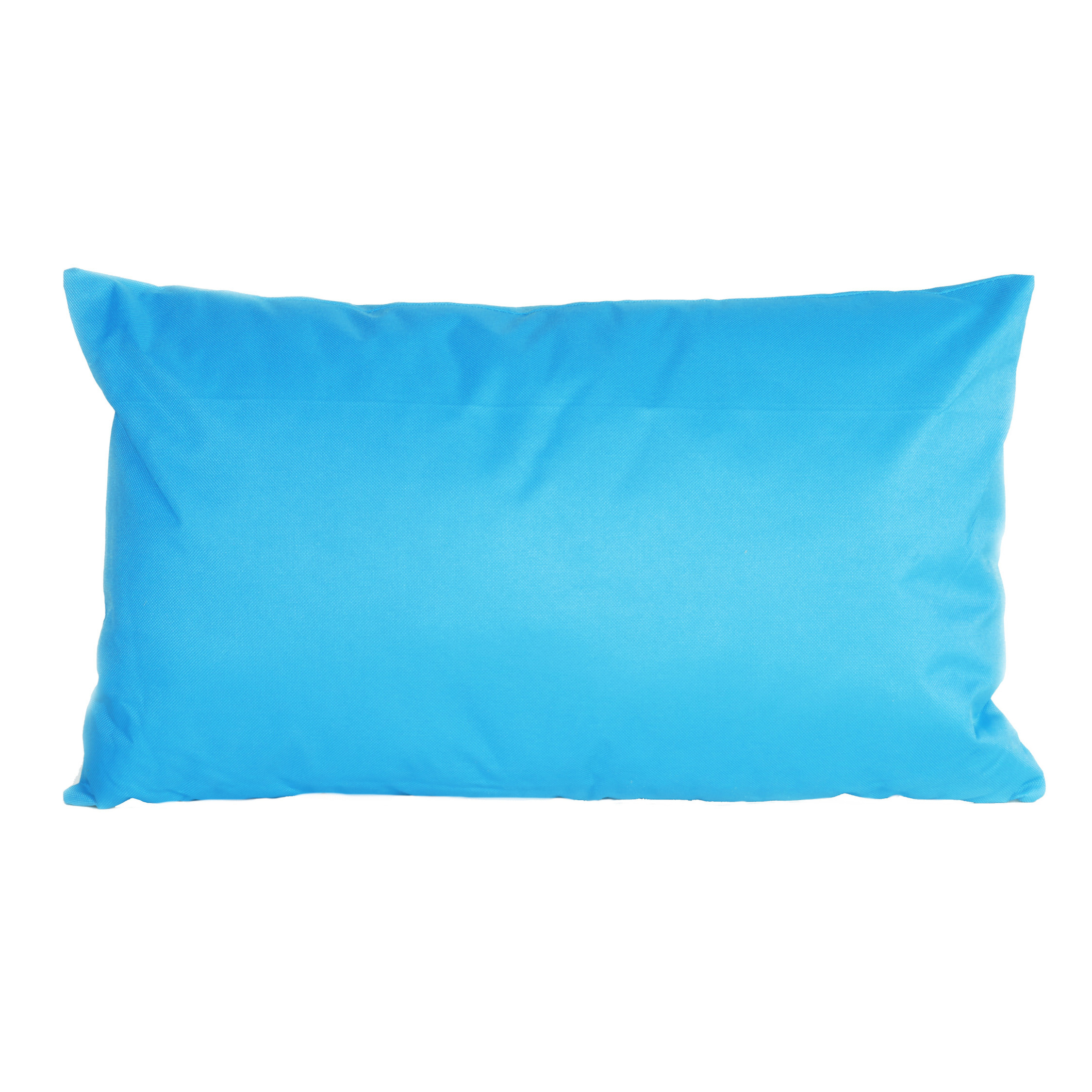 Bank-sier kussens voor binnen en buiten in de kleur lichtblauw 30 x 50 cm