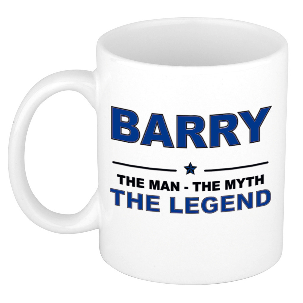 Barry The man, The myth the legend cadeau koffie mok-thee beker 300 ml