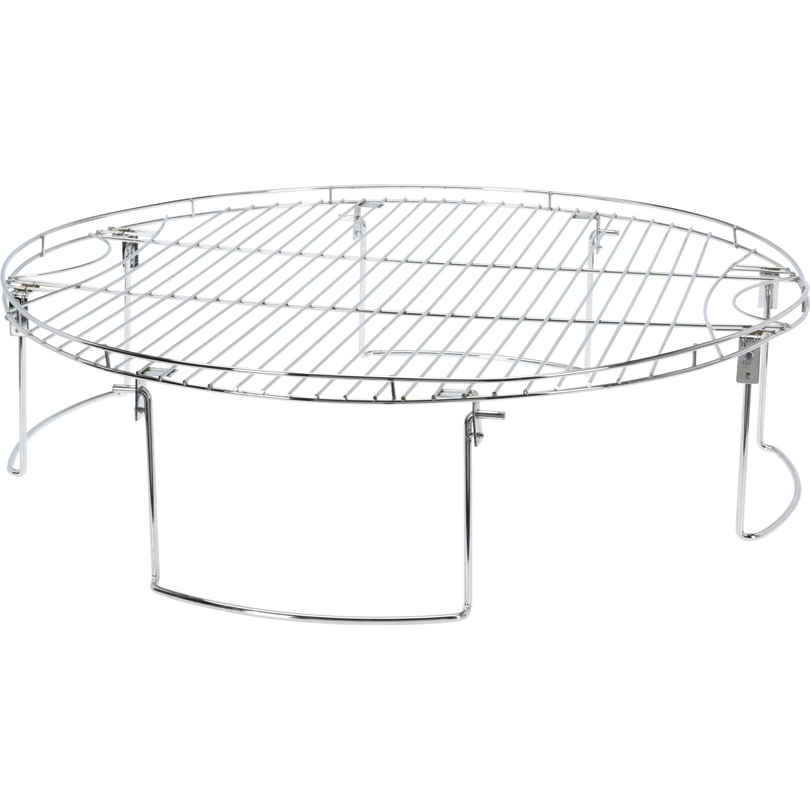 BBQ-barbecue rooster grill rond opzet verhoger metaal Dia 65 x H17 cm