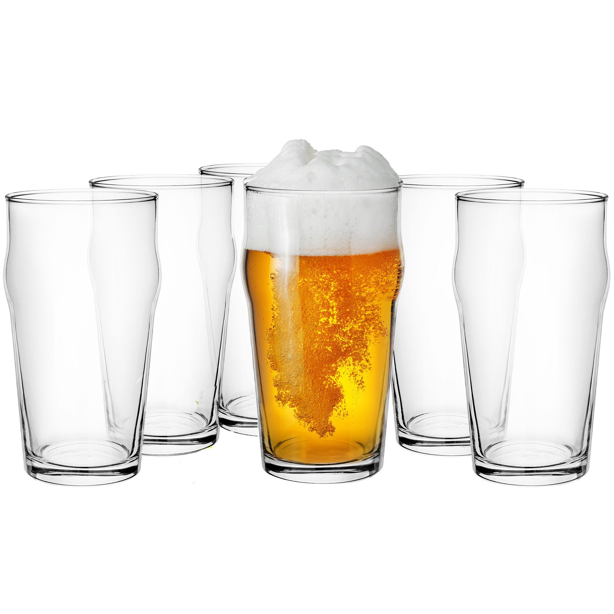 Bierglazen 12x pils glas 530 ml glas speciaal bier