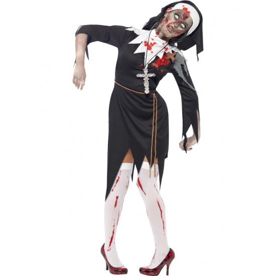 Bloedende zombie non kostuum - voor volwassenen - Halloween/horror thema
