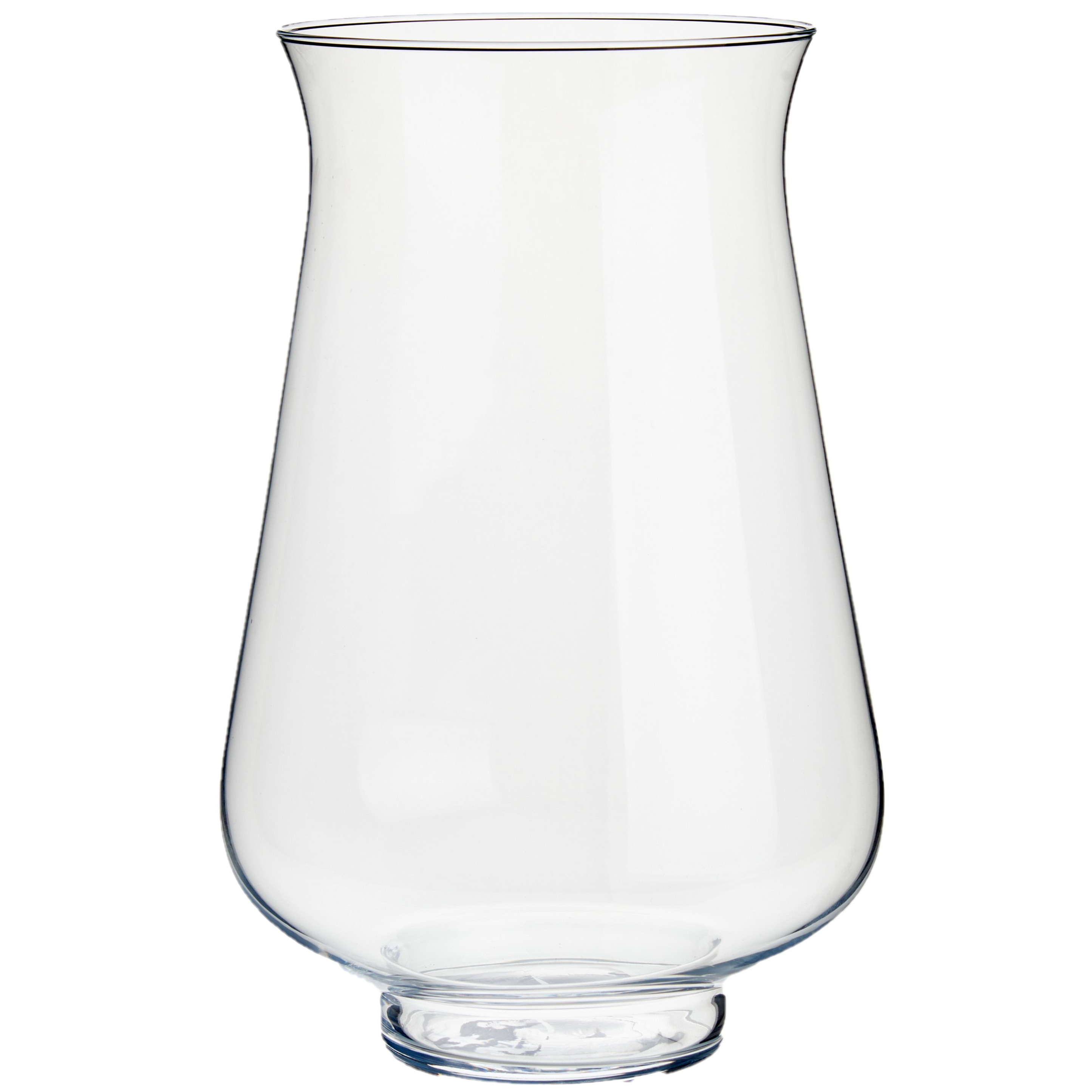 Bloemenvaas van glas 21 x 31 cm -