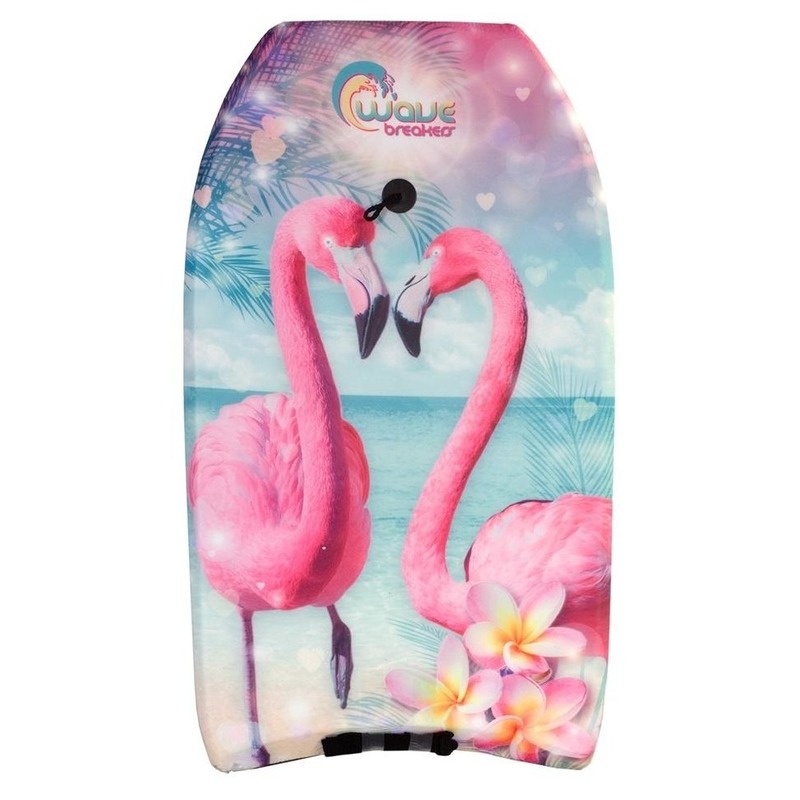 Bodyboard flamingo vogel print 83 cm -