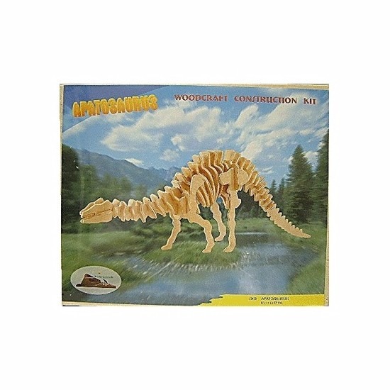 Bouwpakket Apathosaurus hout