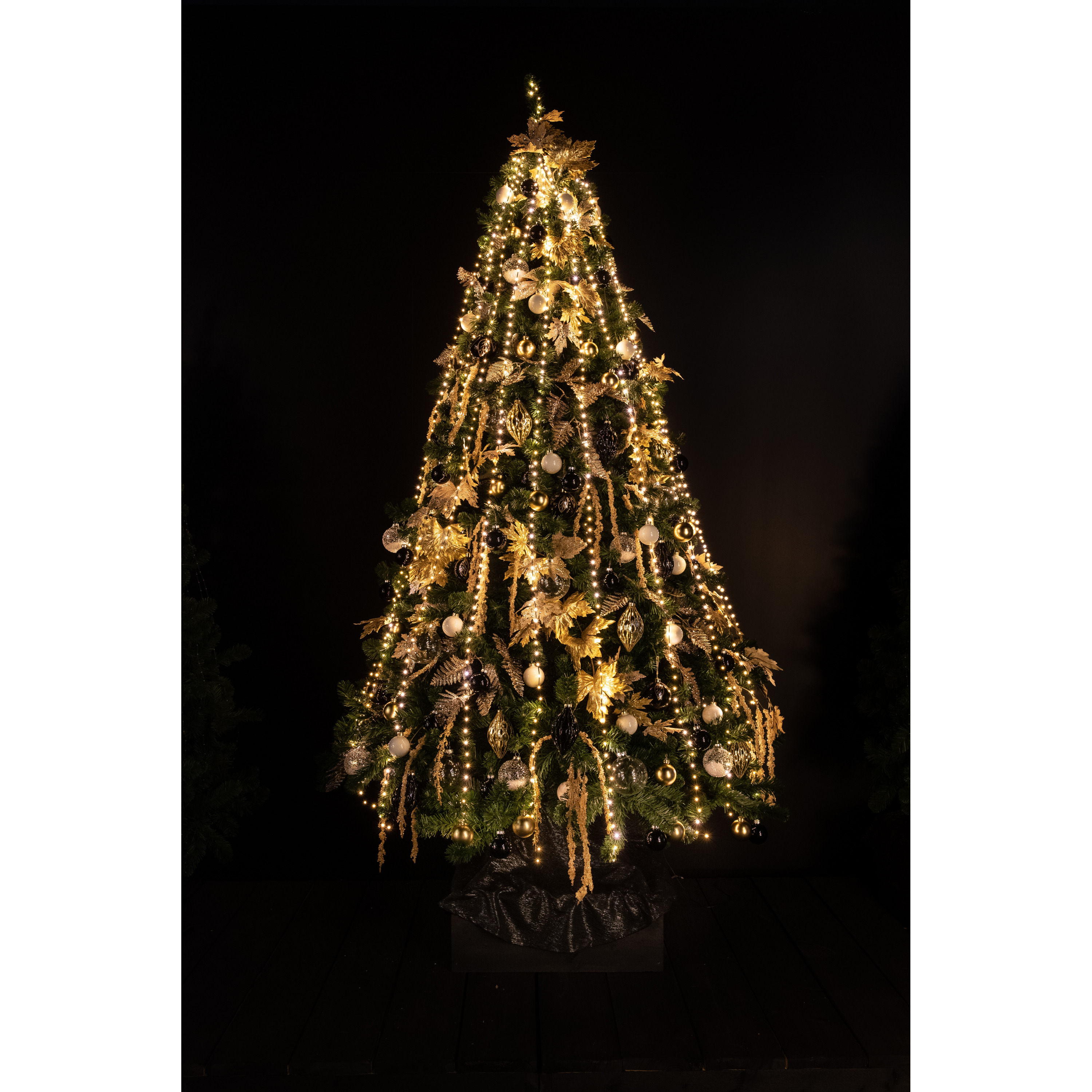 Cascade kerstverlichting -960 leds voor kerstboom van 210 cm