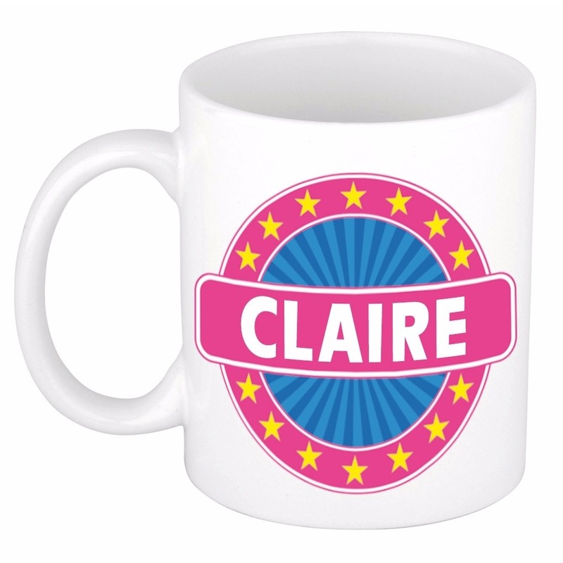 Claire naam koffie mok-beker 300 ml