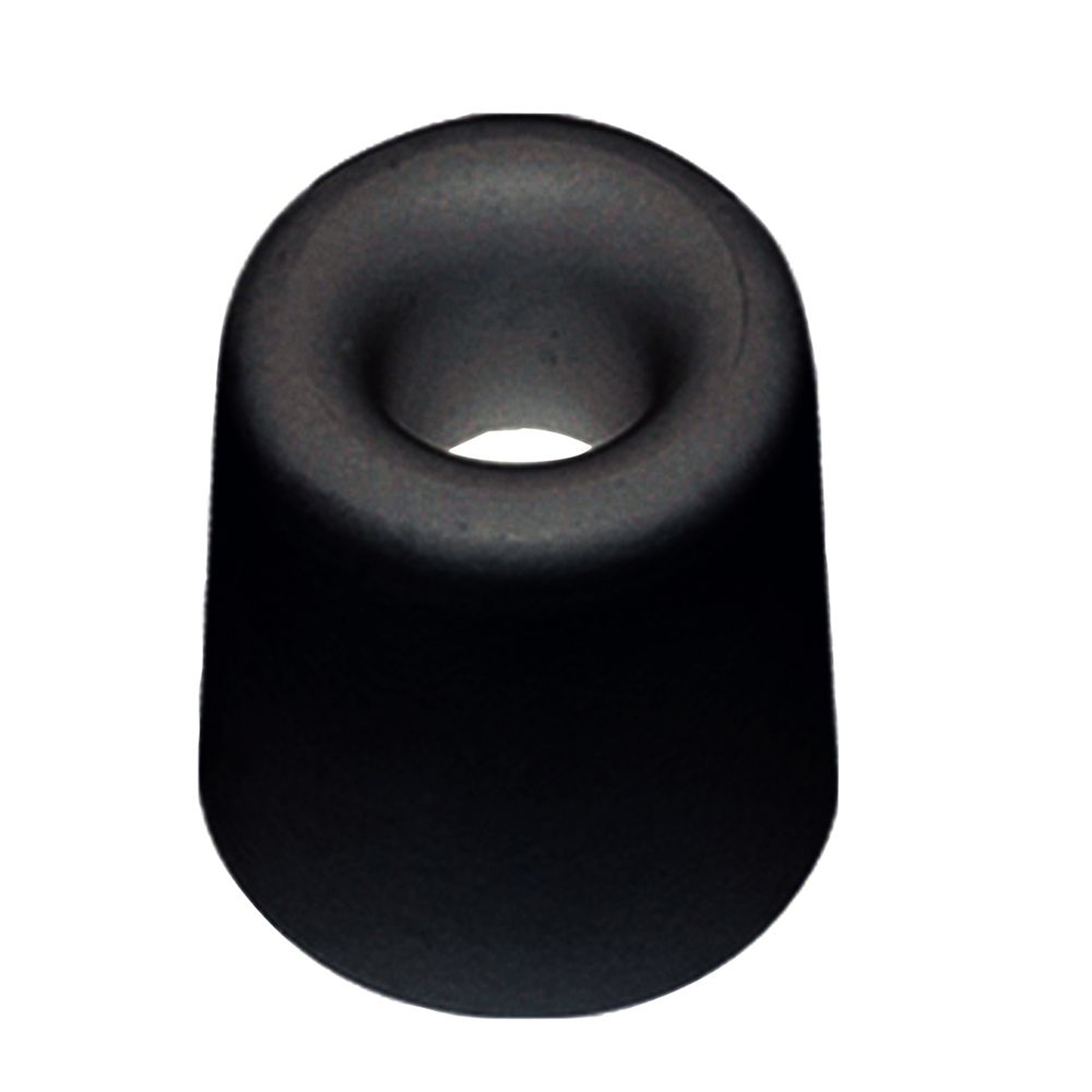 Deurbuffer deurstopper zwart rubber 35 x 30 mm schroefbevestiging