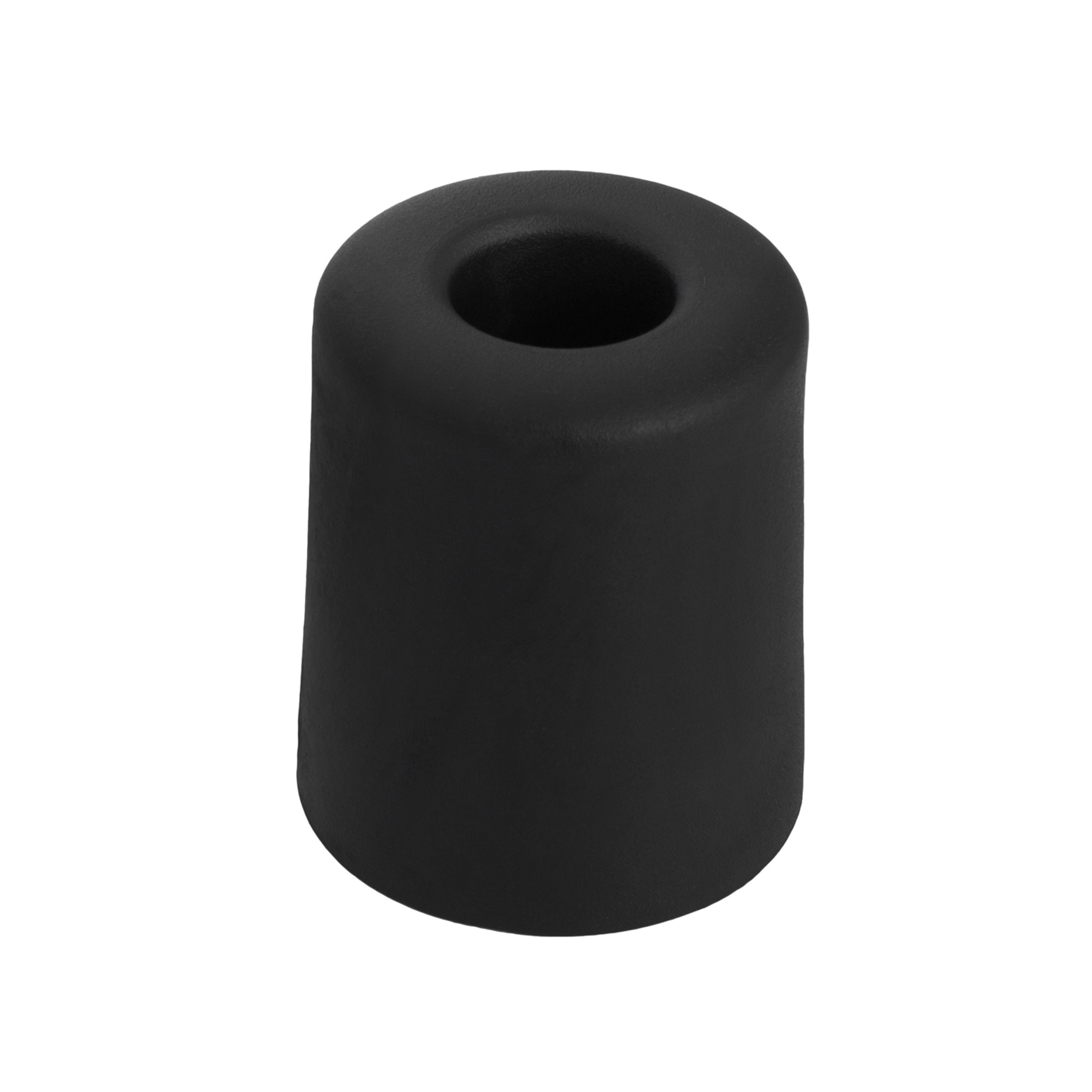 Deurbuffer deurstopper zwart rubber 35 x 30 mm schroefbevestiging