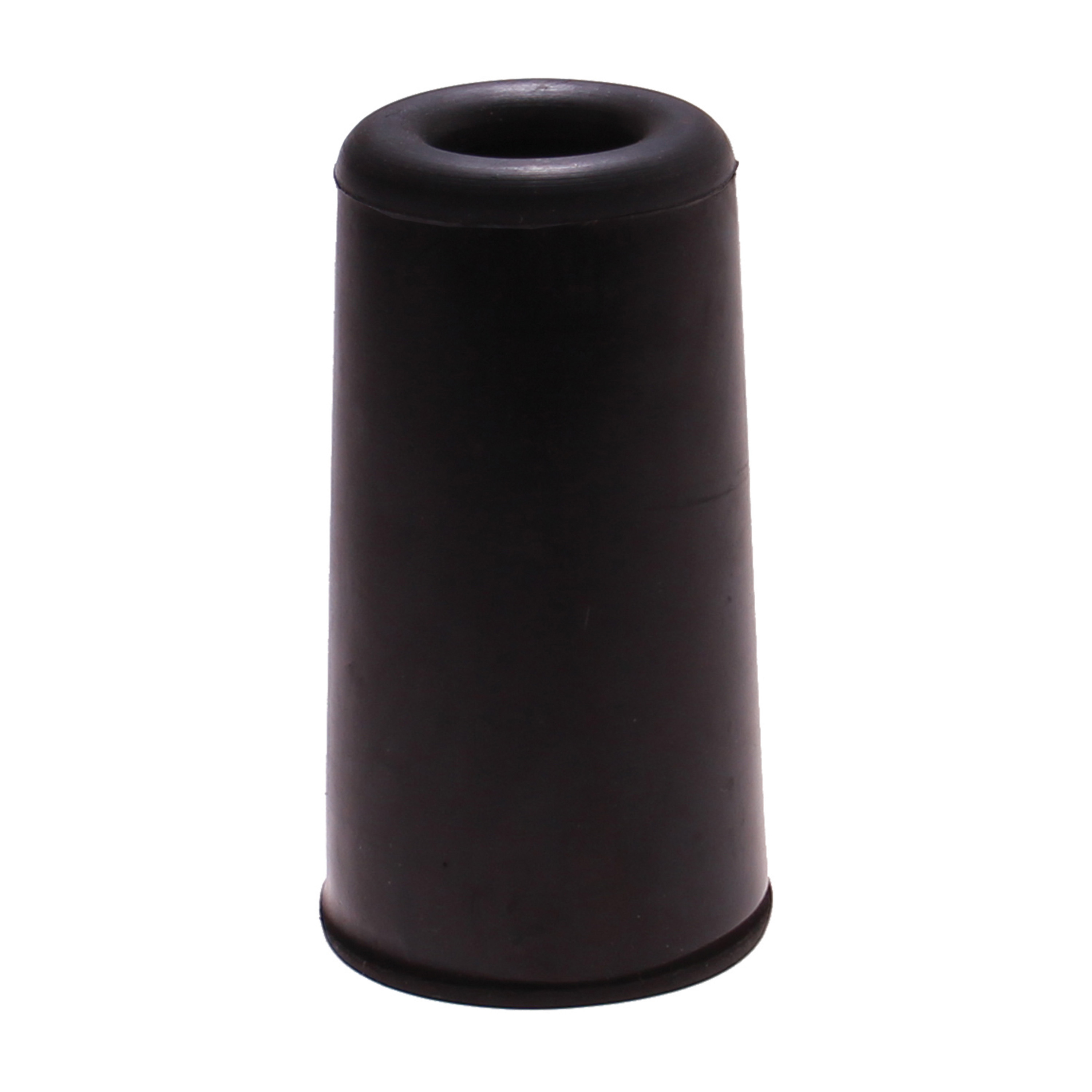 Deurbuffer deurstopper zwart rubber 75 x 40 mm schroefbevestiging