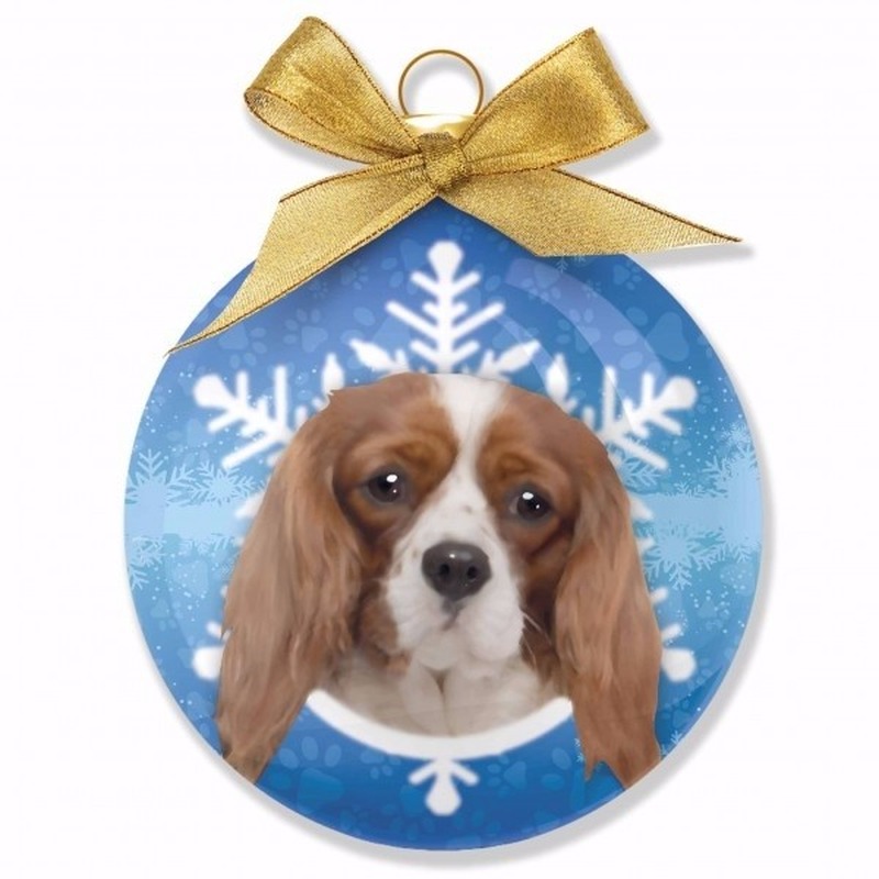 Dieren/huisdieren kerstballen King Charles Spaniel hond 8 cm -