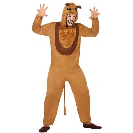 Dierenpak verkleed kostuum leeuw voor volwassenen