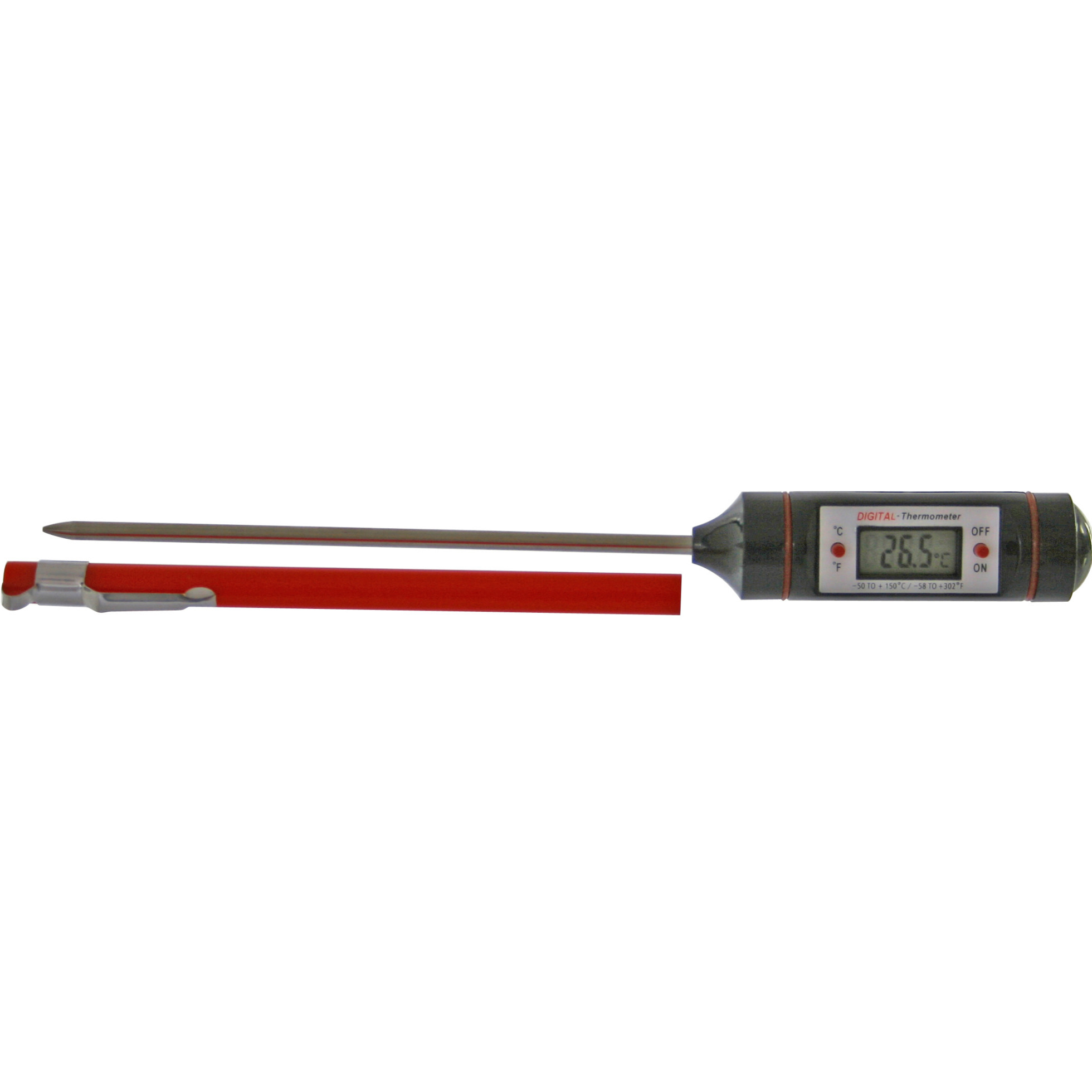 Digitale vleesthermometer / keuken thermometer kunststof 20 cm -
