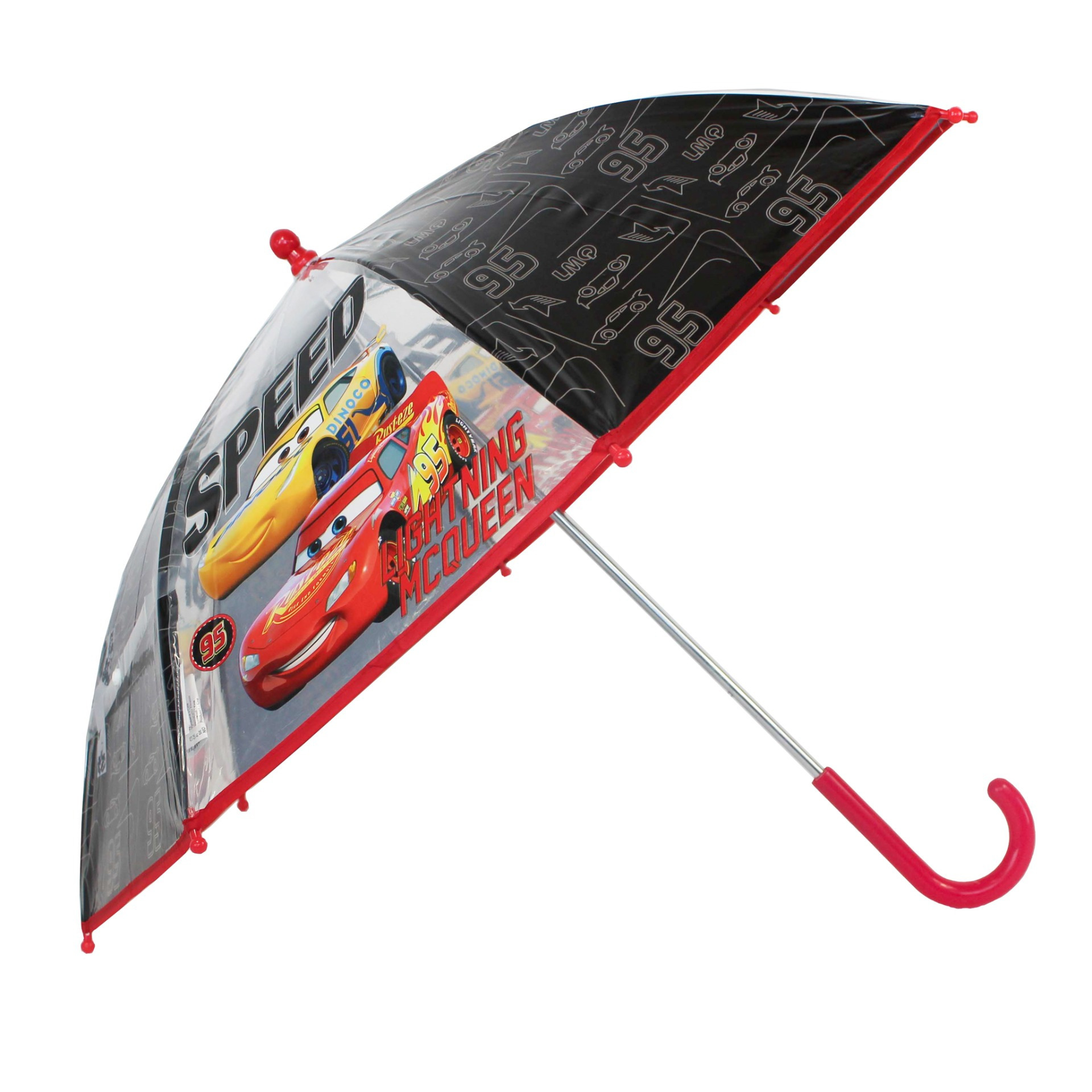 Disney Cars kinderparaplu rood D73 cm