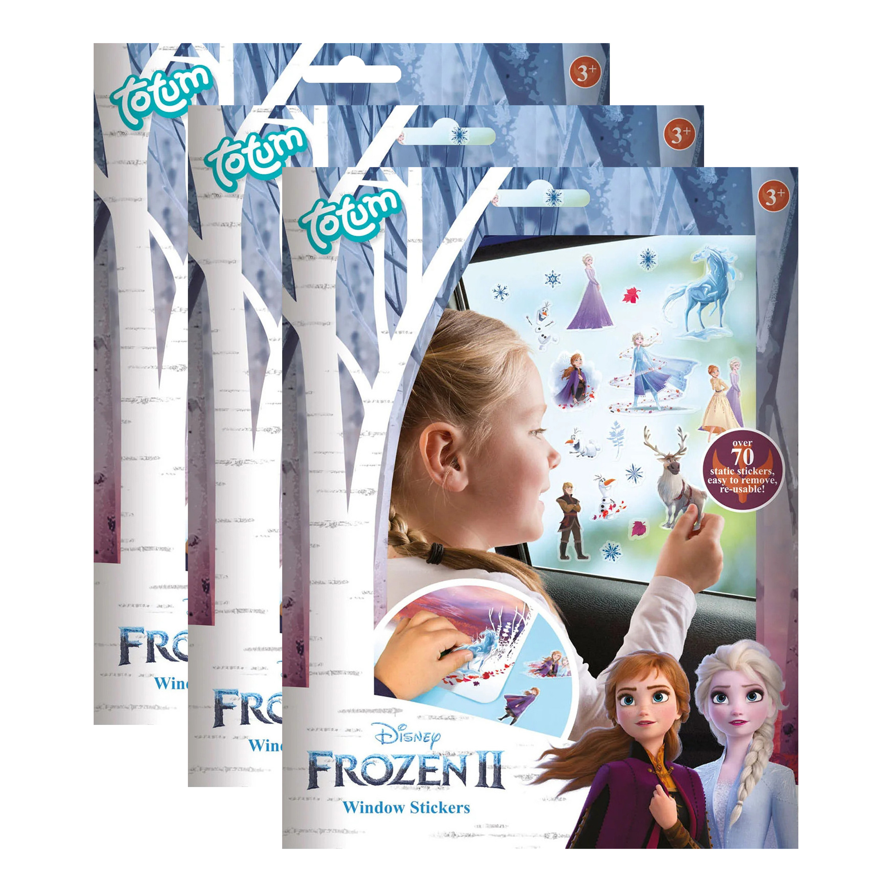 Disney Frozen auto raamstickers 210x voor kinderen