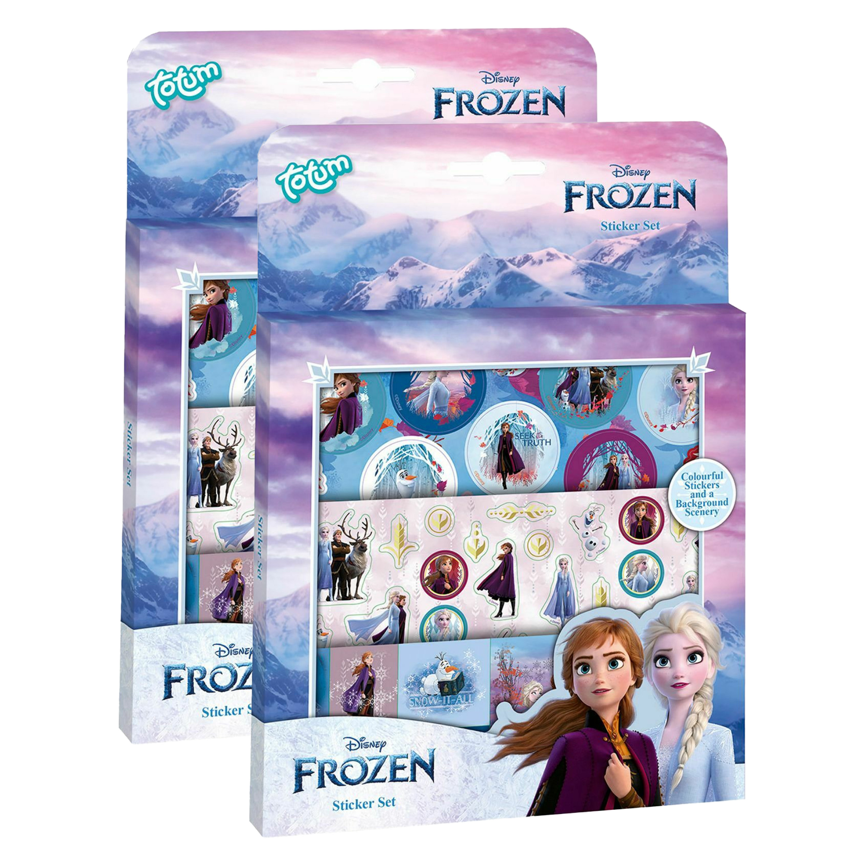 Disney Frozen stickerbox 6x vellen voor kinderen