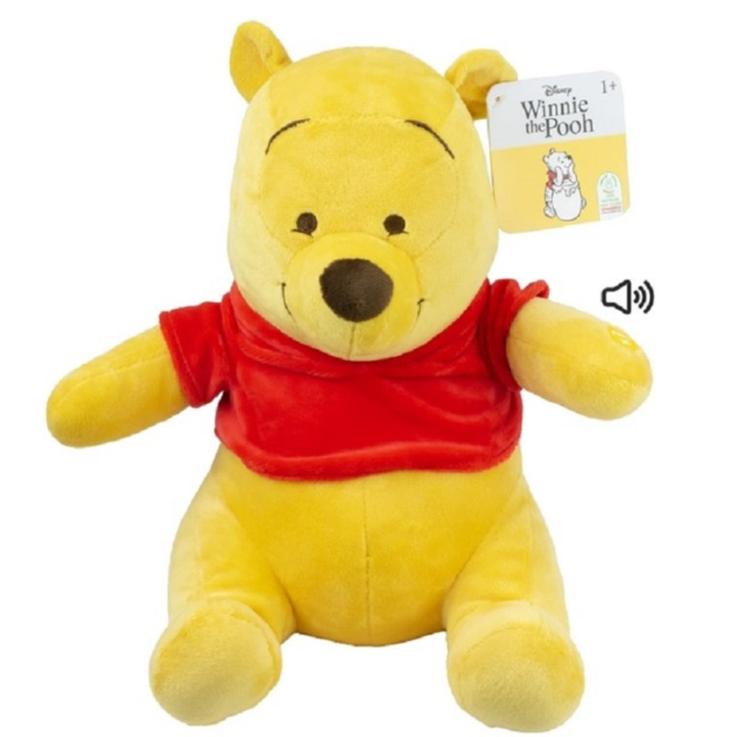 Disney pluche knuffel Pooh beer uit Winnie de Pooh - stof - 30 cm - Bekende figuren