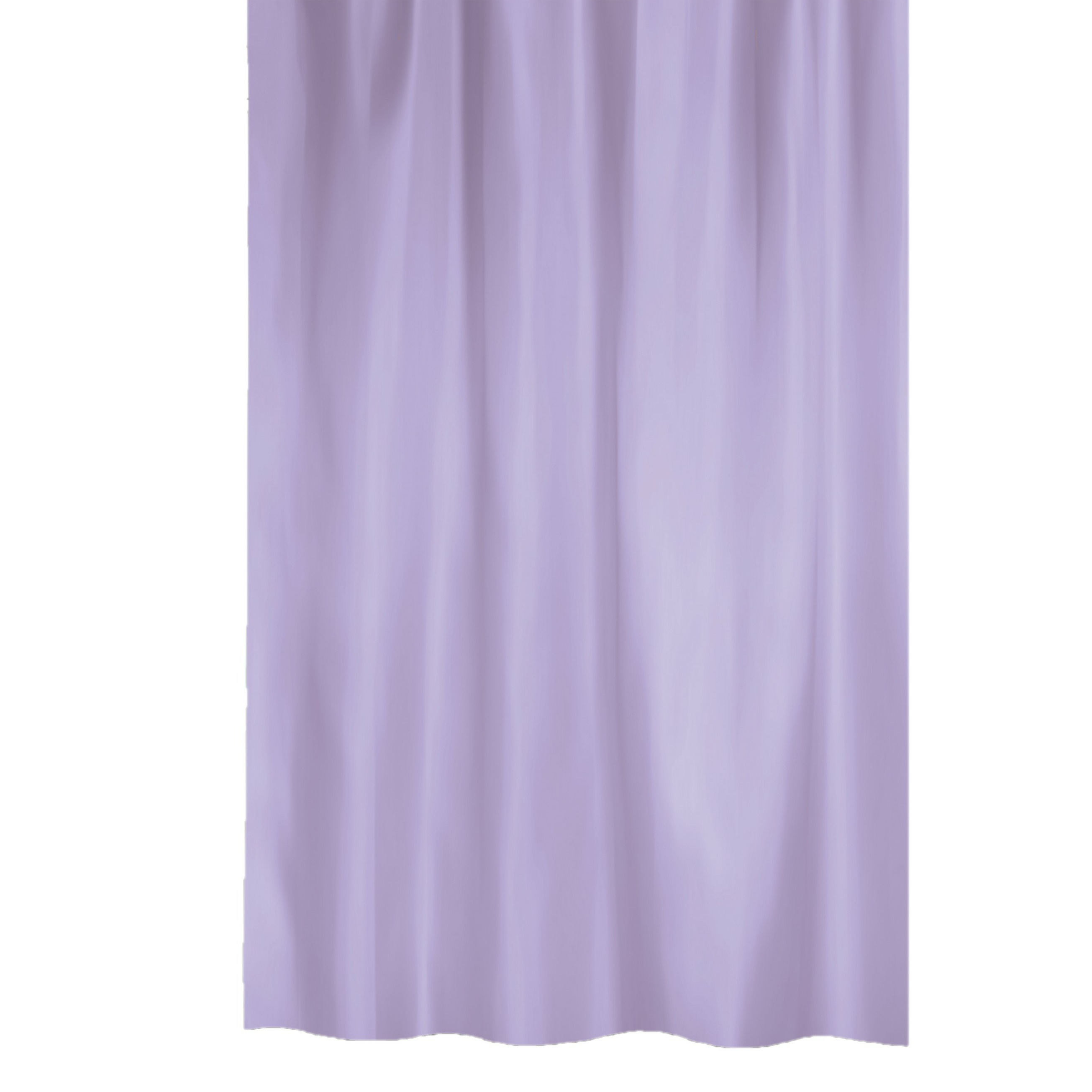 Douchegordijn lila paars gerecycled polyester 180 x 200 cm wasbaar