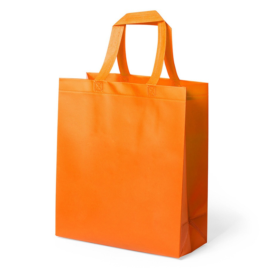 Draagtas-schoudertas-boodschappentas in de kleur oranje 35 x 40 x 15 cm