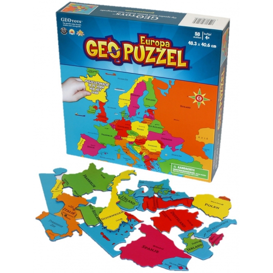 Europa puzzel voor kinderen -