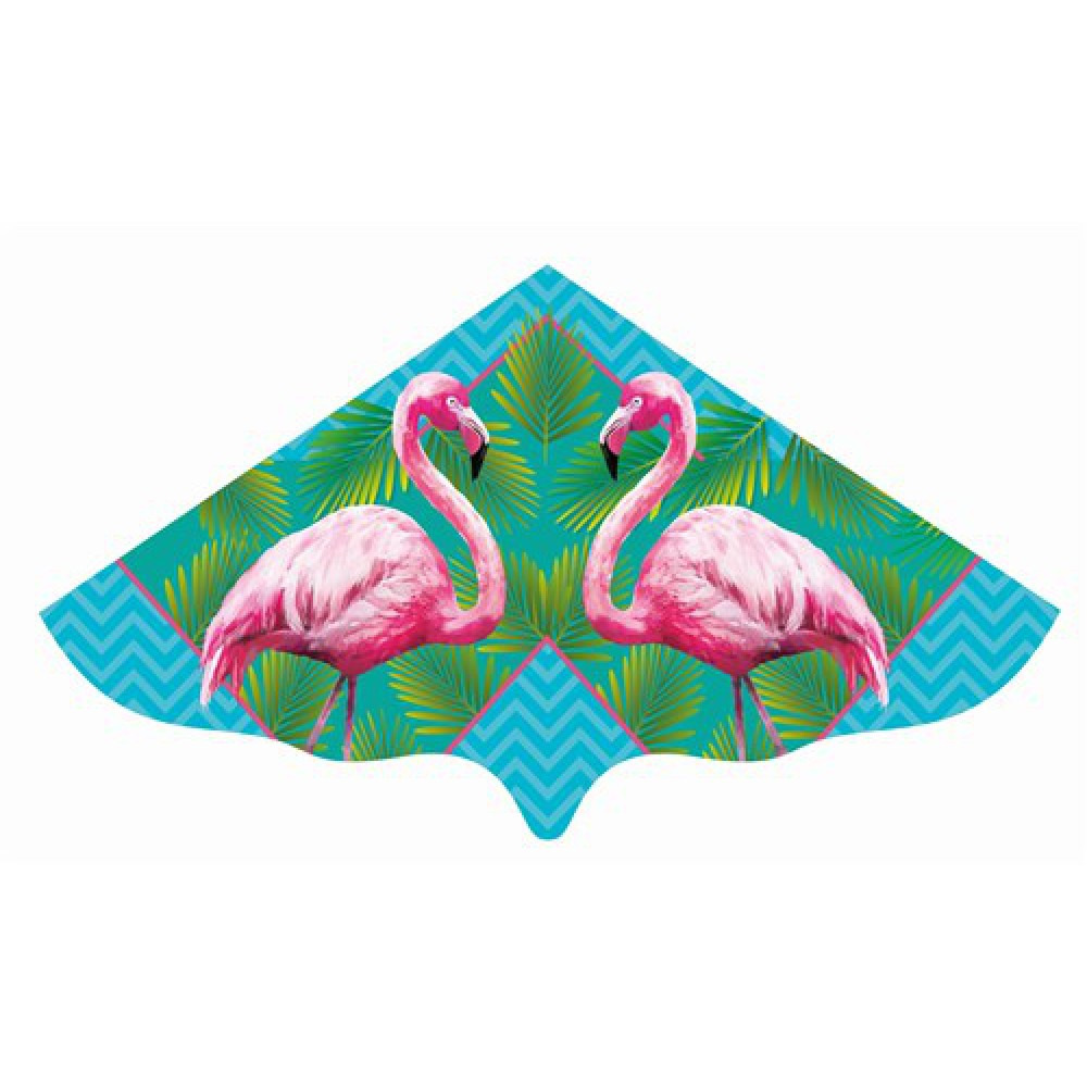 Flamingo vlieger 115 x 63 cm -