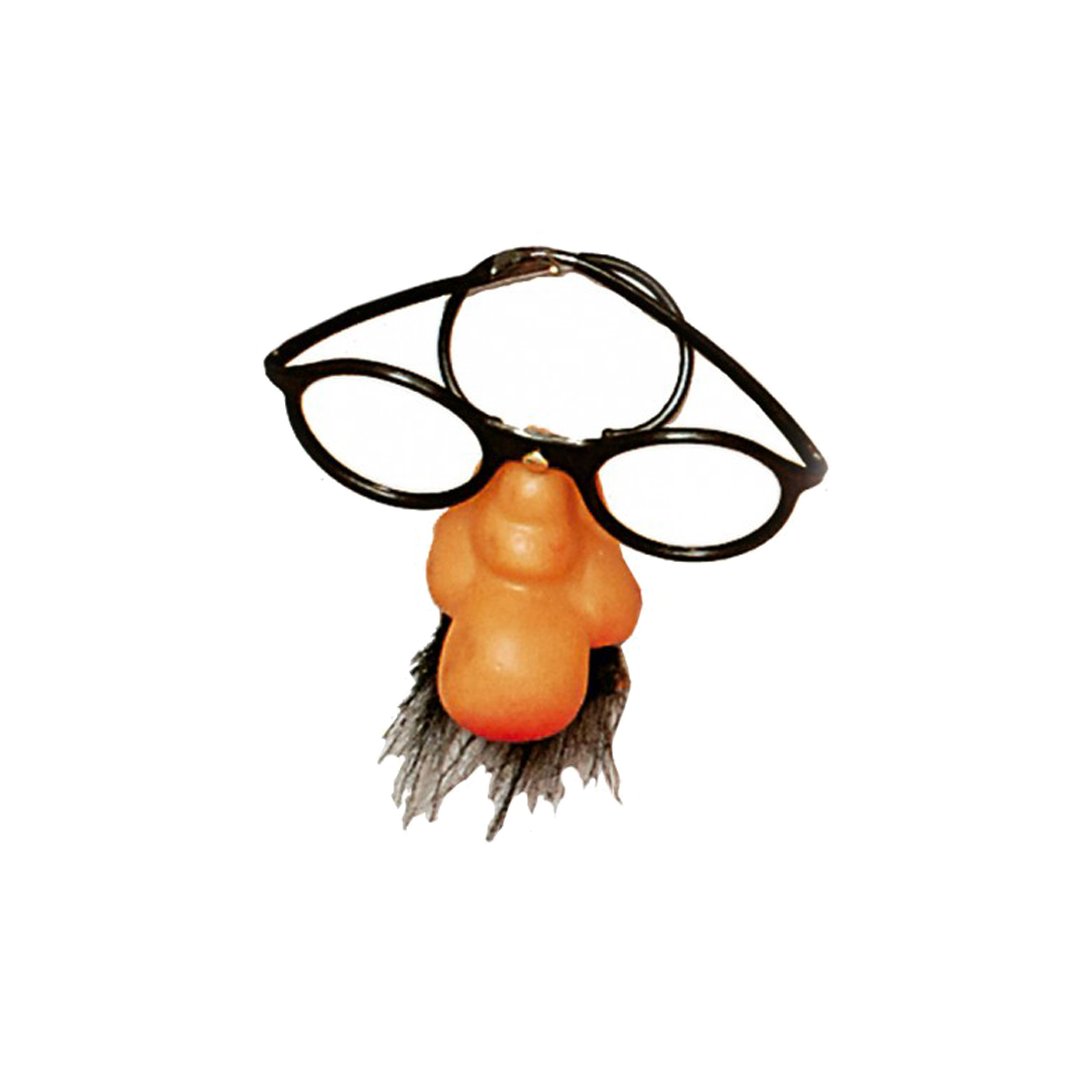 Fopneus-Fun bril met neus en snor voor volwassenen one size