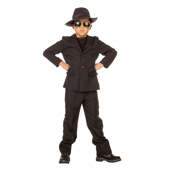 Gangster kostuum voor kids 116 -