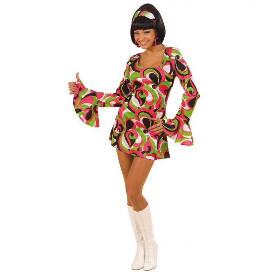 Gekleurd hippie jurkje voor dames