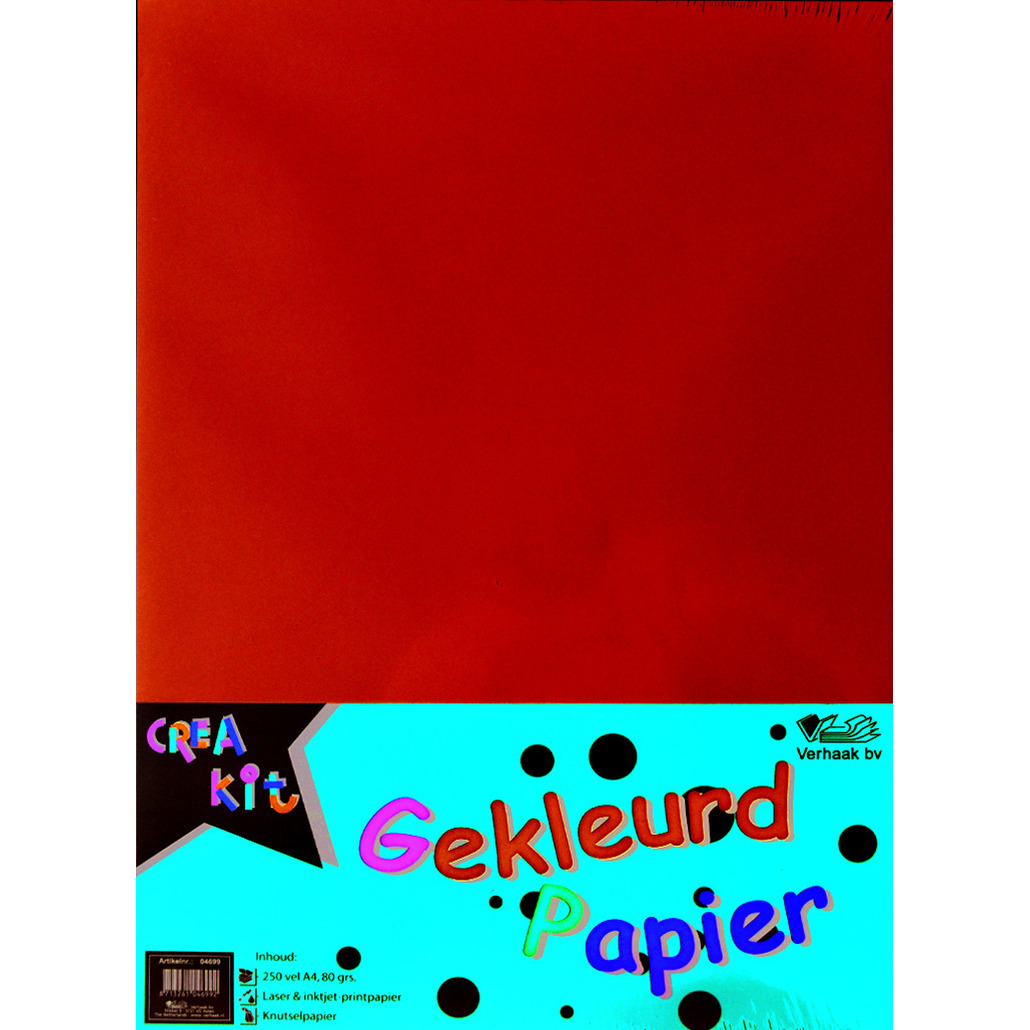 Gekleurd papier A4 500 vellen-80 gr