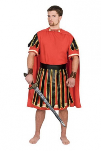 Gladiator kostuum rood voor heren