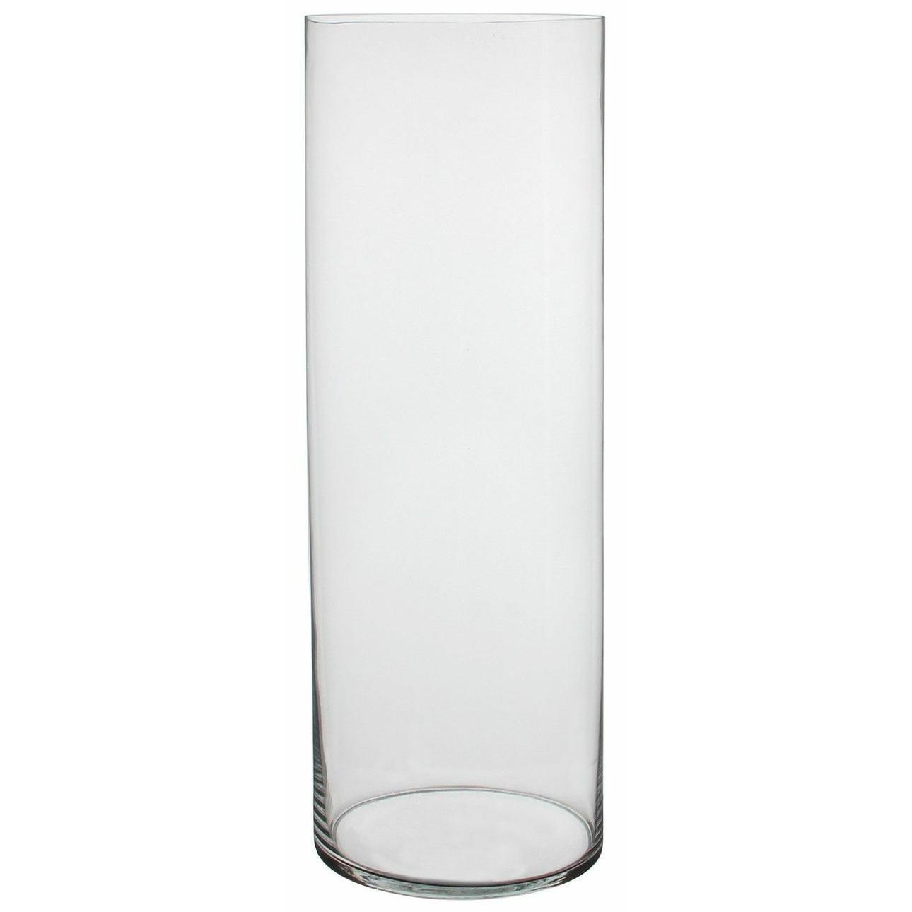 Glazen cilinder vaas 70 cm
