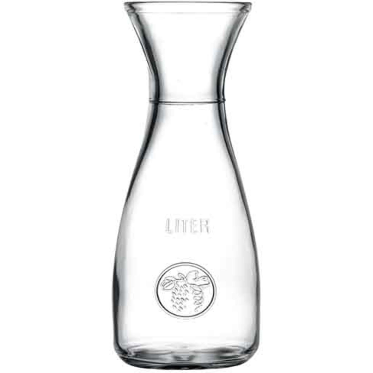 Glazen water karaf 1 liter