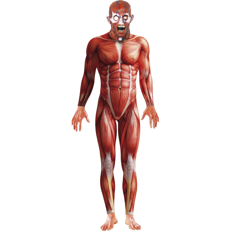Halloween - Anatomische man horror bodysuit