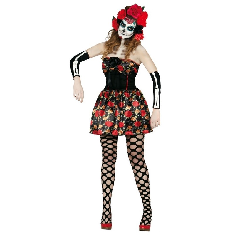 Halloween - Day of the Dead verkleed kostuum voor dames