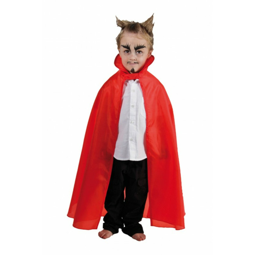 Halloween Dracula cape voor kinderen rood L85 cm