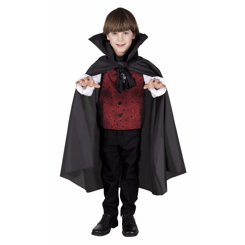 Halloween dracula cape voor kinderen
