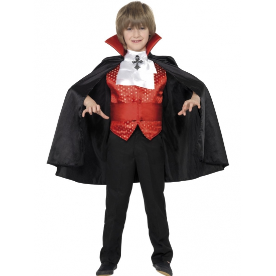 Halloween - Dracula kinder kostuum 4 delig