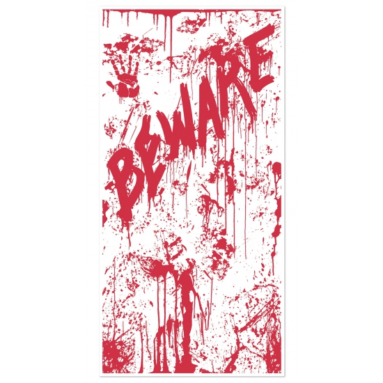 Halloween - Halloween deurposter met bloed