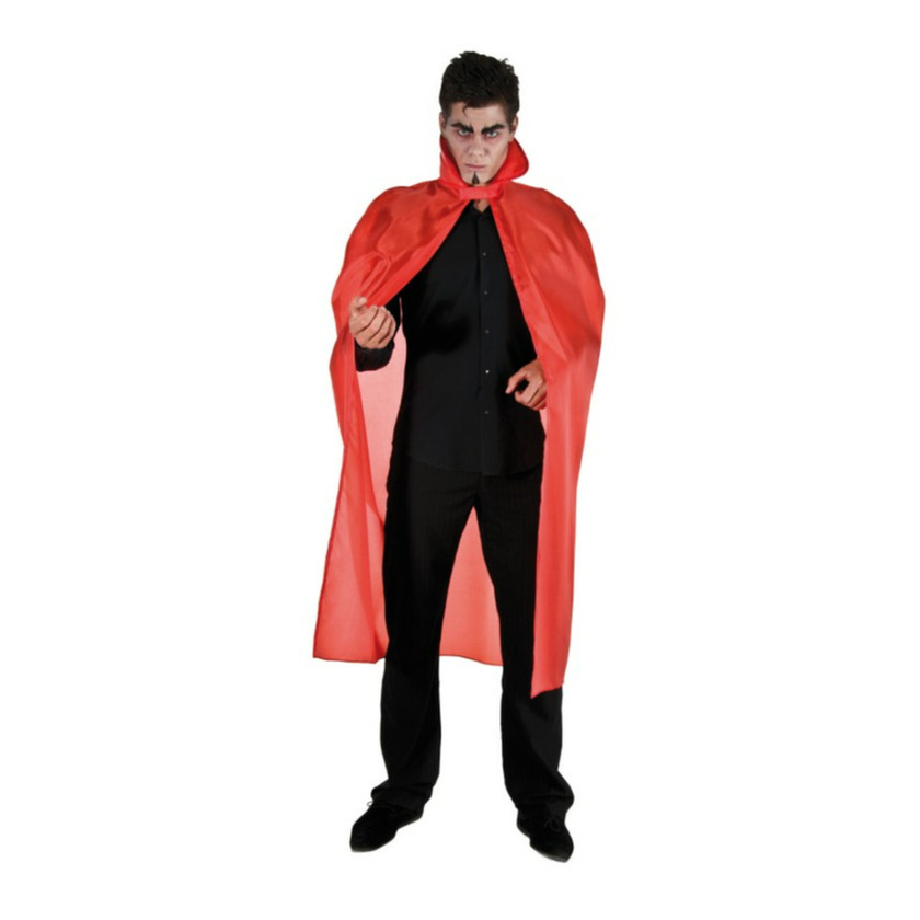 Halloween - Halloween Dracula cape - voor volwassenen - rood - L127 cm