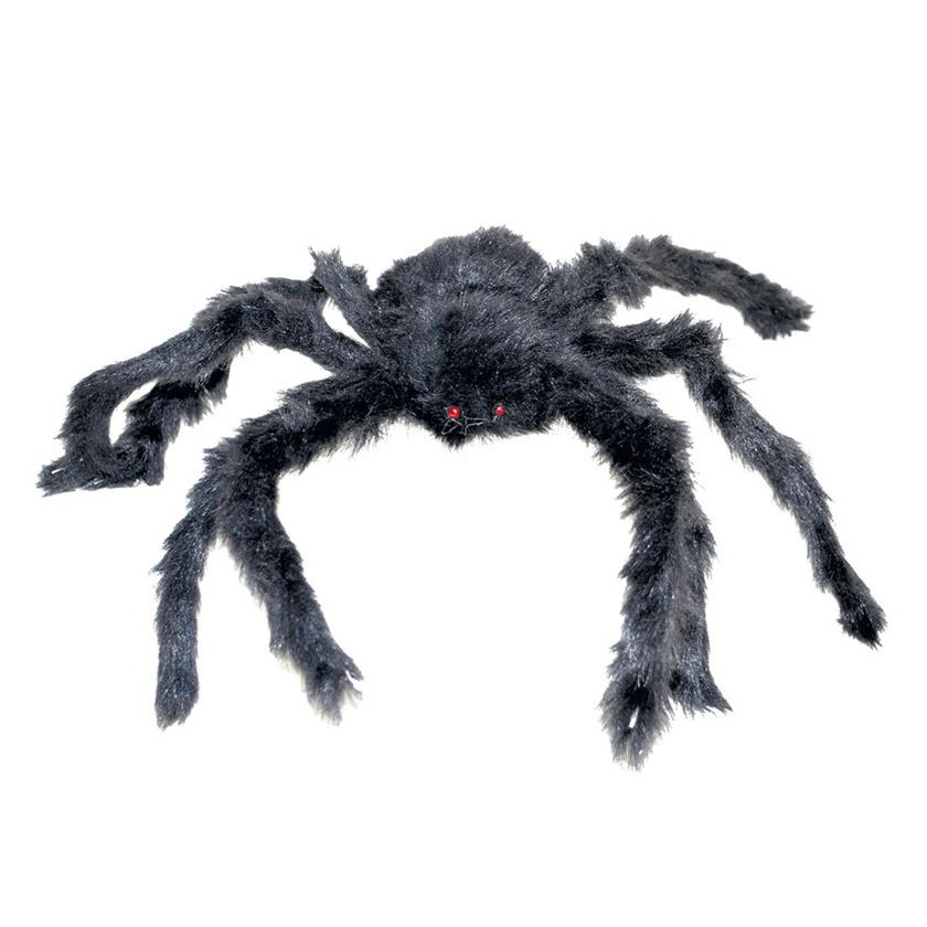 Halloween - Halloween/Horror decoratie spin zwart 60 cm