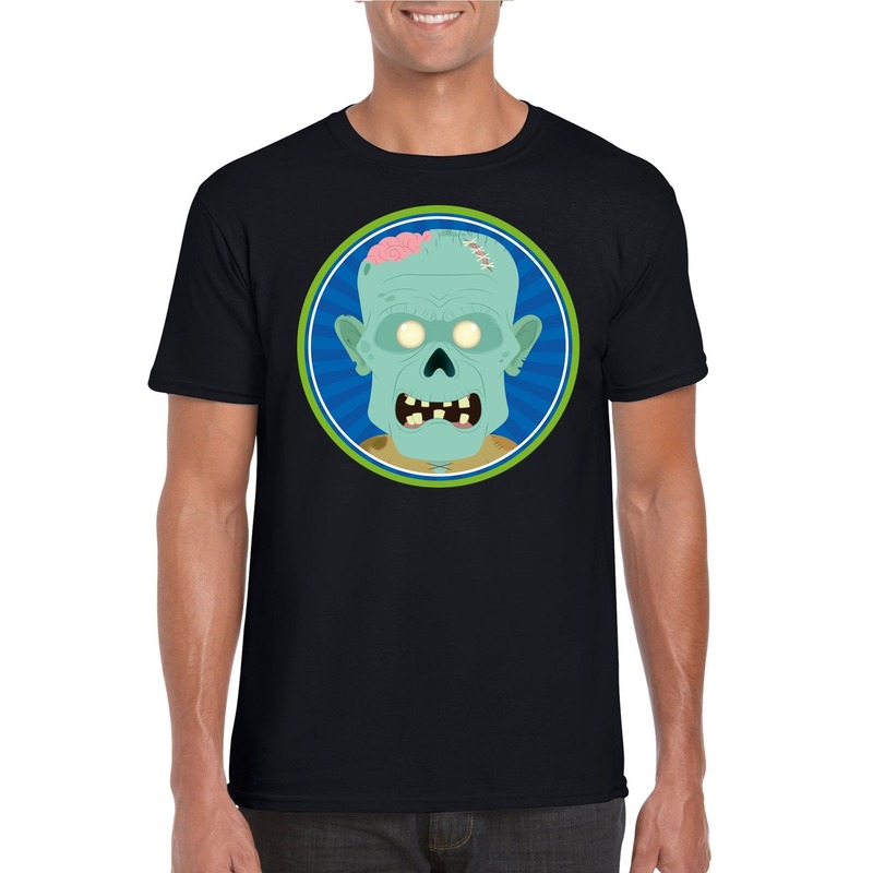 Halloween - Halloween zombie t-shirt zwart heren
