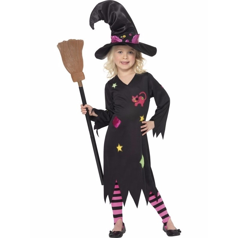 Halloween - Heksen verkleedkleding Rosa voor meisjes