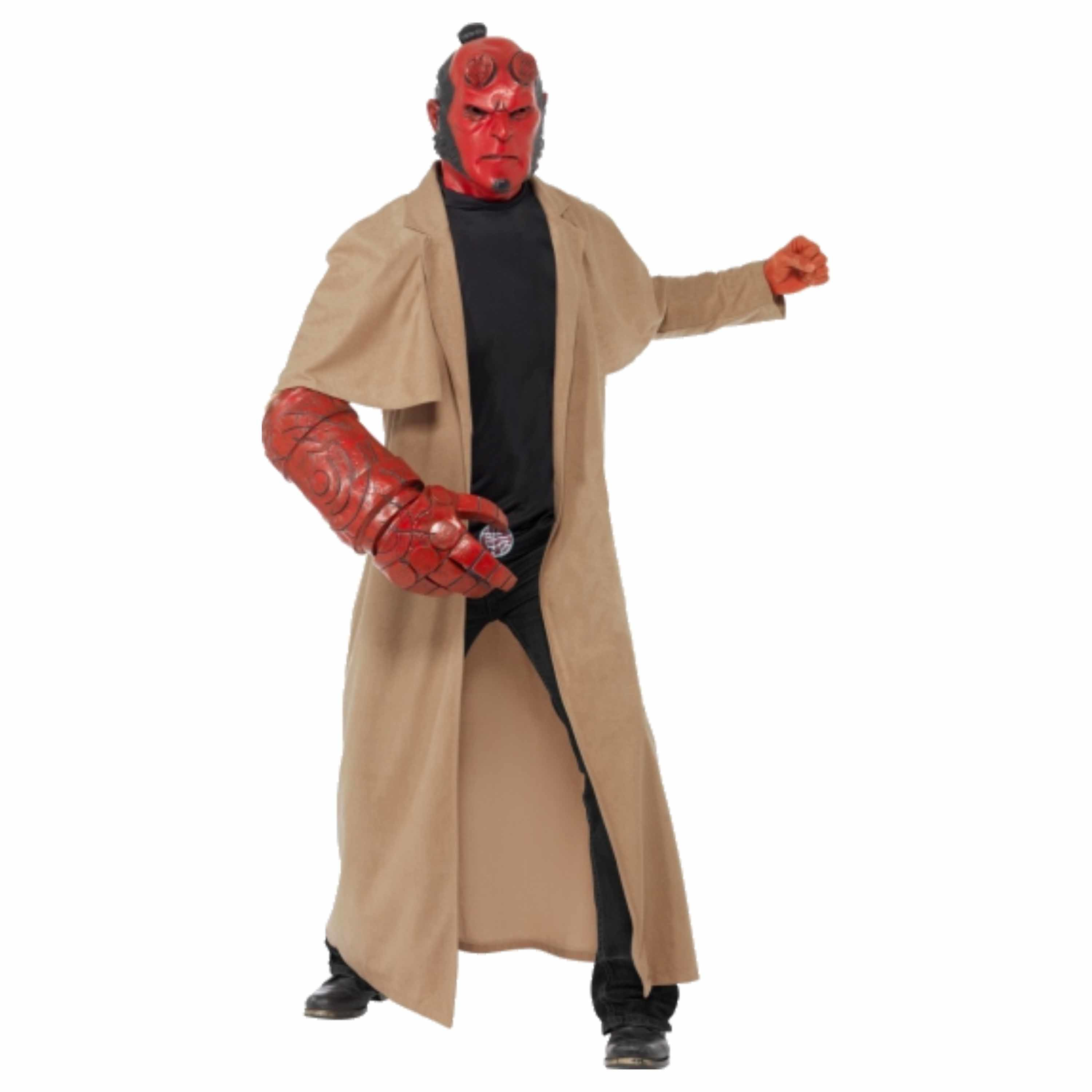 Halloween - Hellboy kostuum inclusief masker