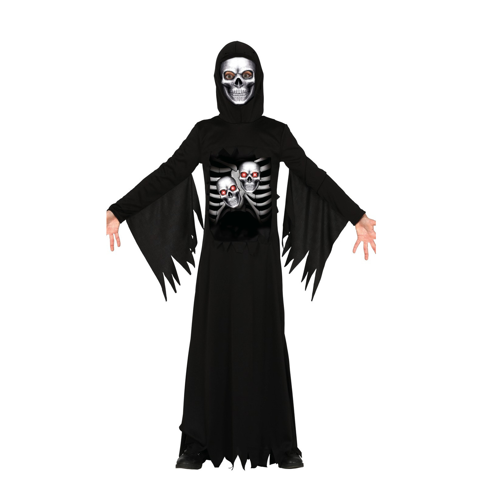 Halloween - Horror verkleed kostuum magere Hein - de Dood voor kinderen
